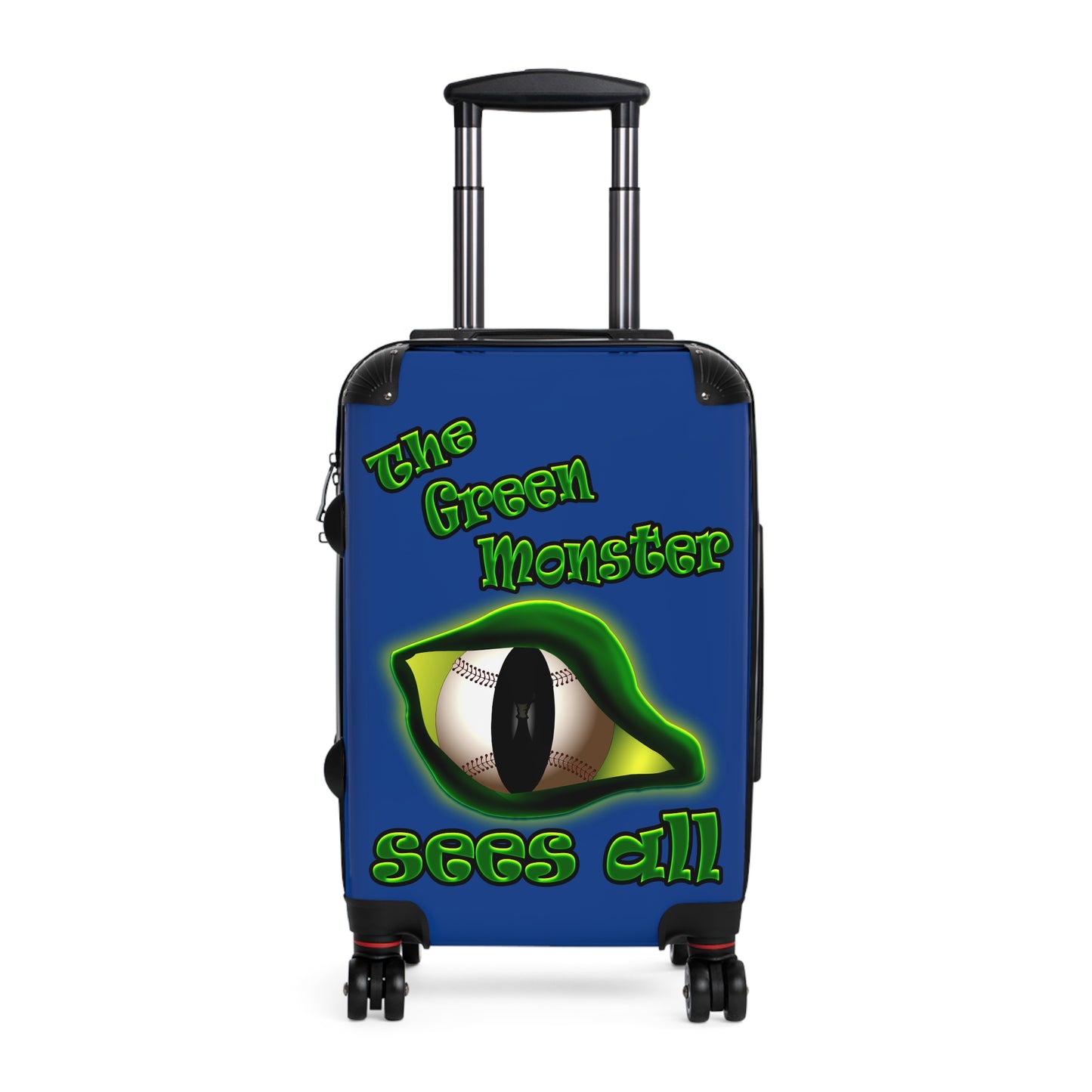 green monster - Suitcase (dark blue)