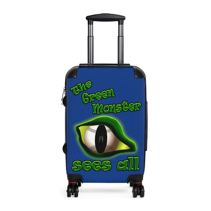green monster - Suitcase (dark blue)
