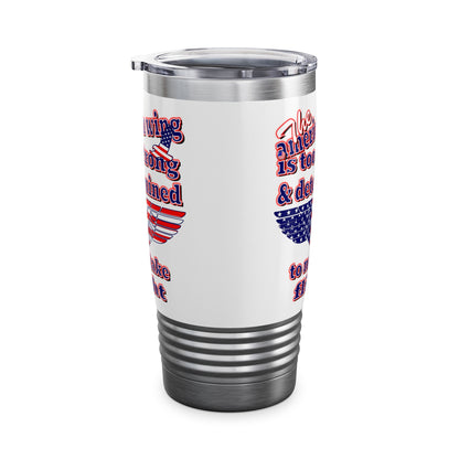 american wing - Ringneck Tumbler, 20oz (white)