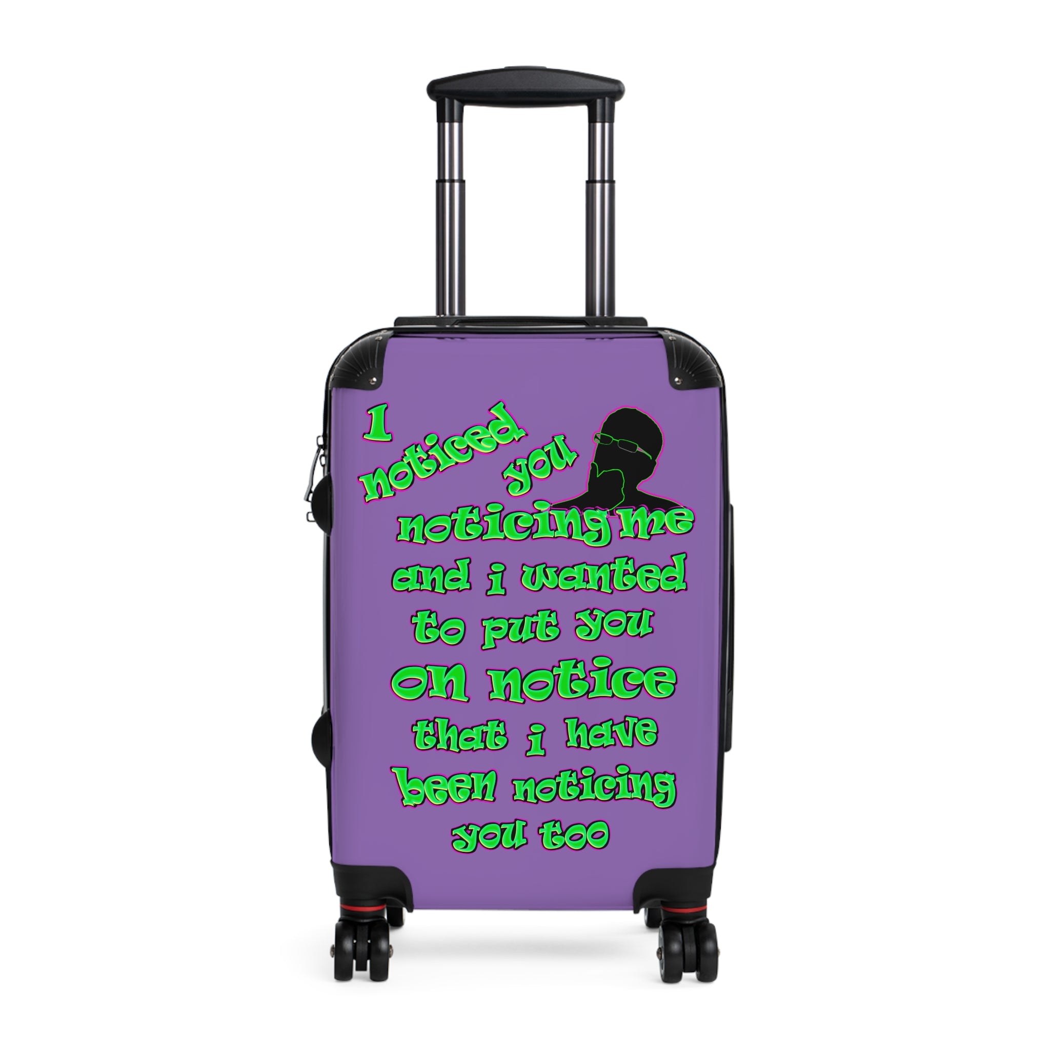 noticed you noticing - Suitcase (light purple)