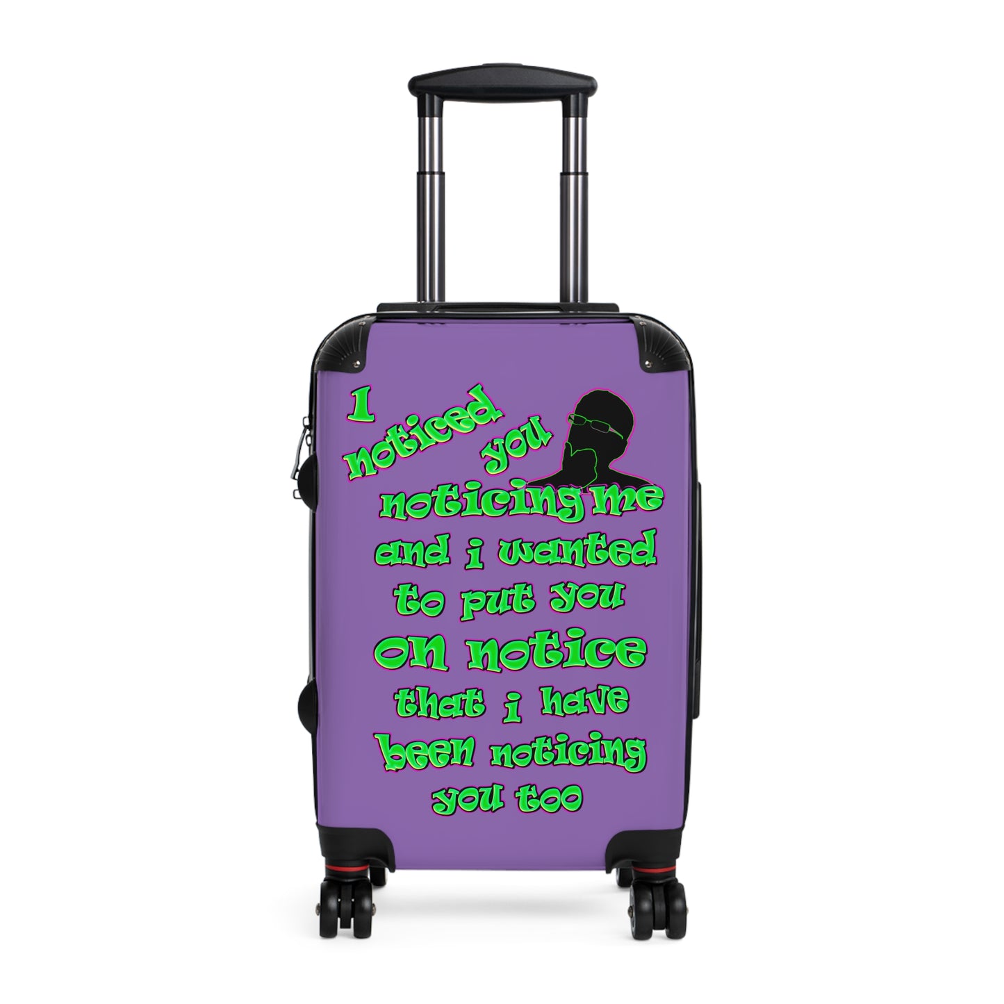 noticed you noticing - Suitcase (light purple)