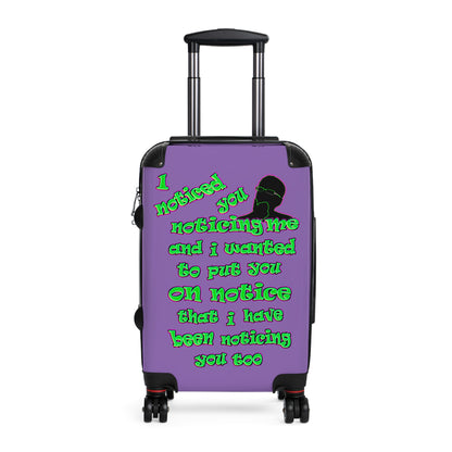 noticed you noticing - Suitcase (light purple)