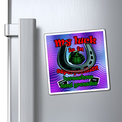 my luck - Magnets - (purple wave)