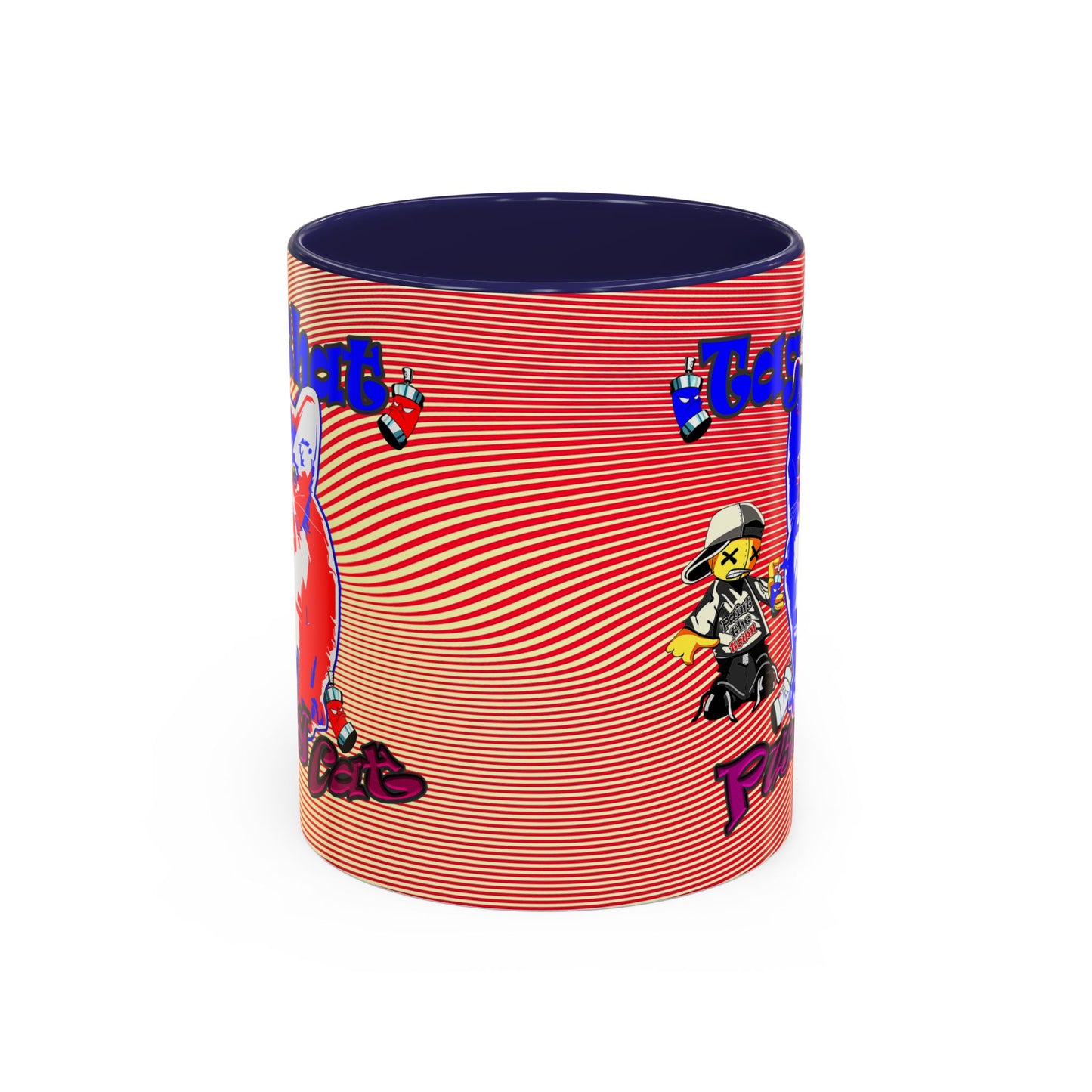tag that - Accent Mug (yellow-orange wave)