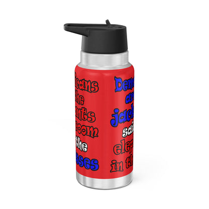 donkeys and elephants - Gator Tumbler, 32oz (red)