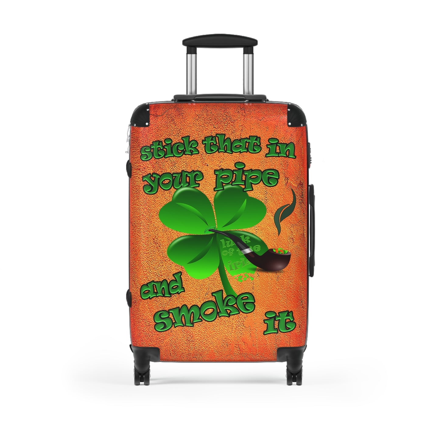 stick that in your pipe and smoke it - Suitcase (burnt orange)