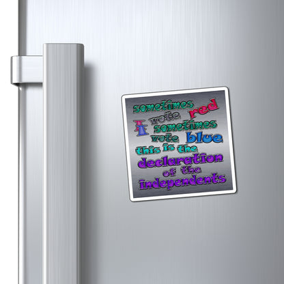 declaration of the independents - Magnets - (brushed nickel)