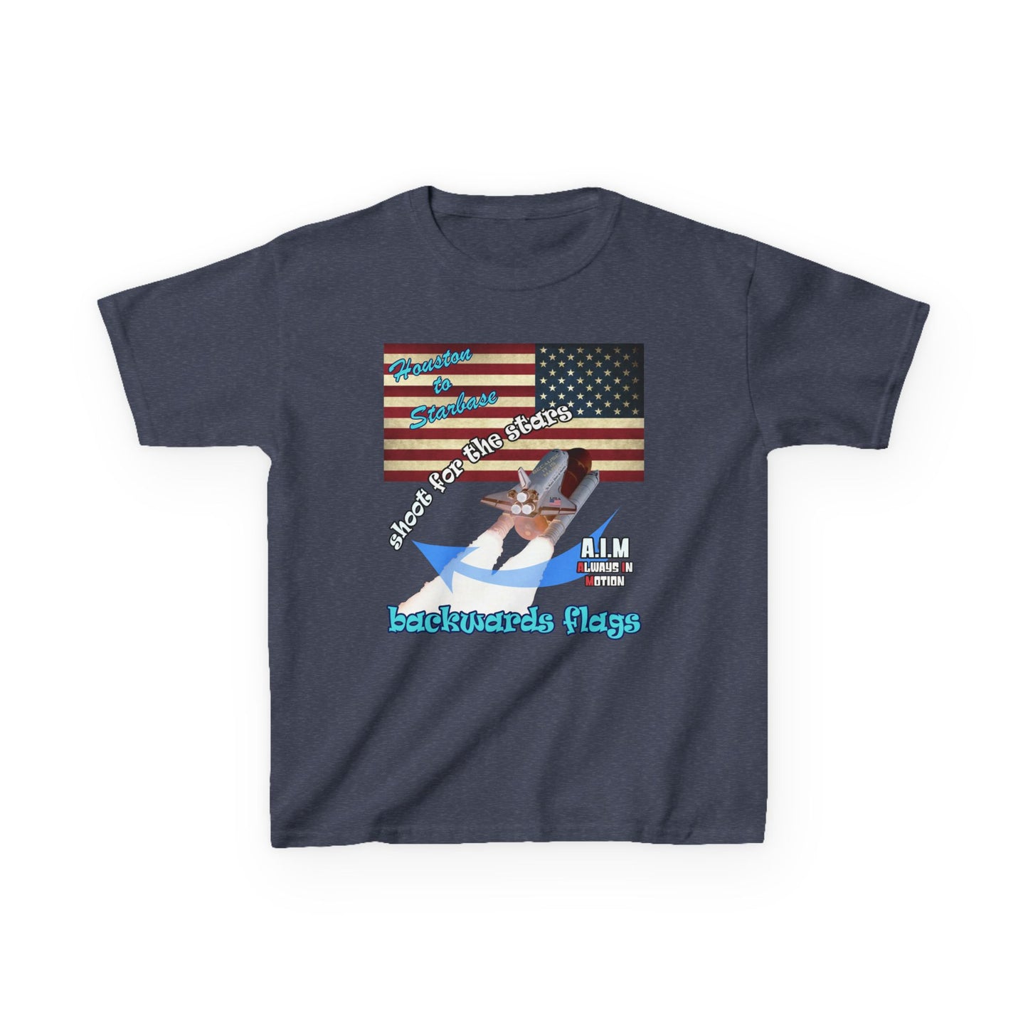 shoot for the stars - Kids Heavy Cotton™ Tee