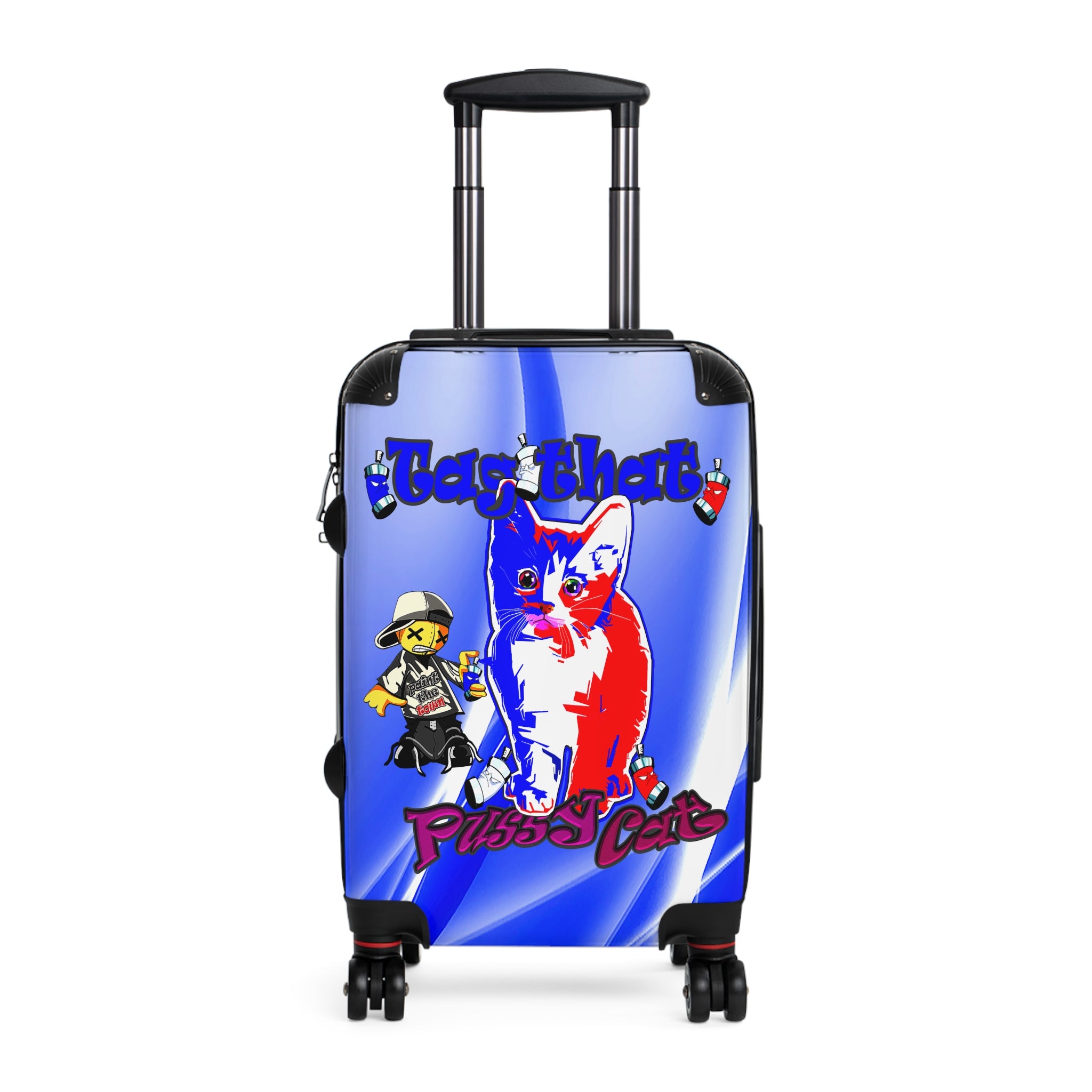 tag that - Suitcase (blue-white wave)