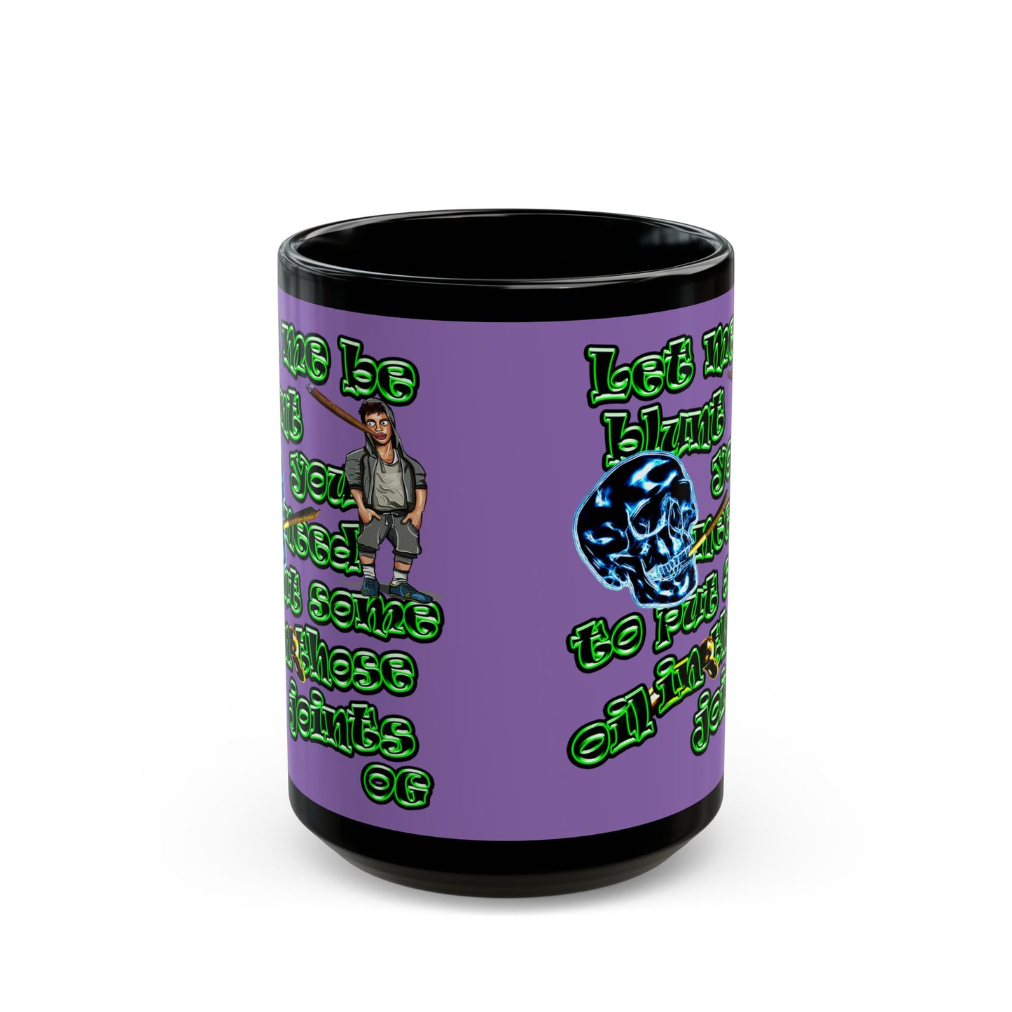 og - Black Mug (light purple)