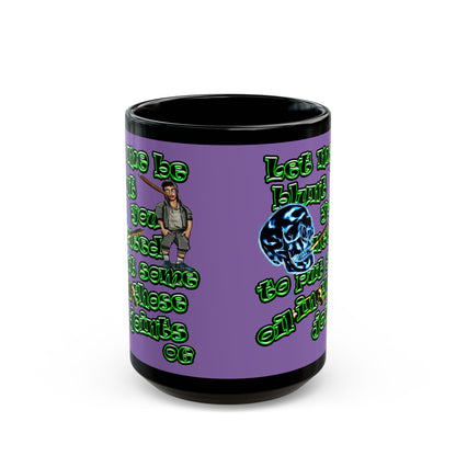 og - Black Mug (light purple)
