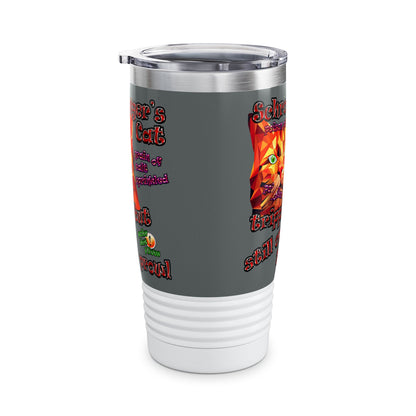 schrodinger's cat - Ringneck Tumbler, 20oz (dark grey)