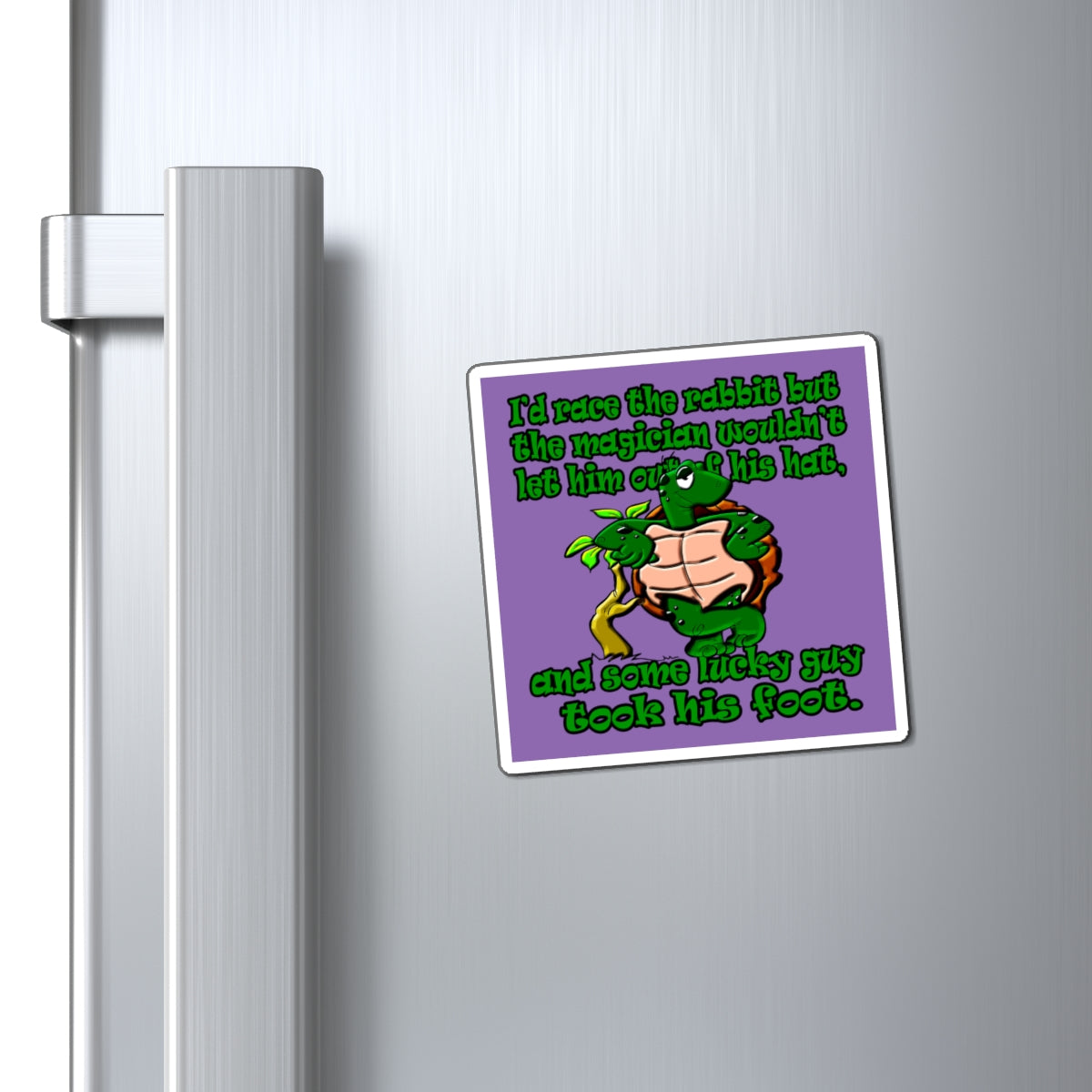 turtle race - Magnets - (light purple)