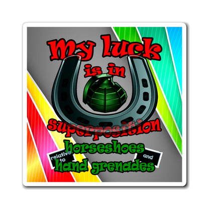 my luck - Magnets - (rainbow split)