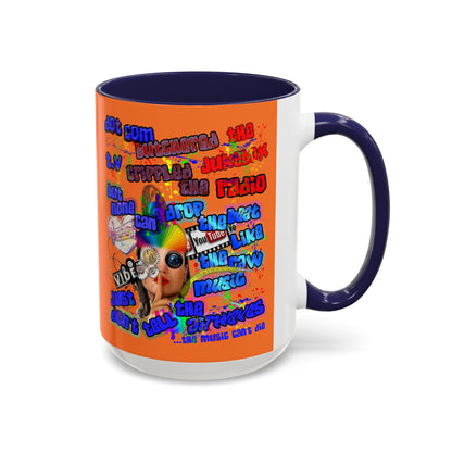 drop the beat - Accent Mug (crusta)