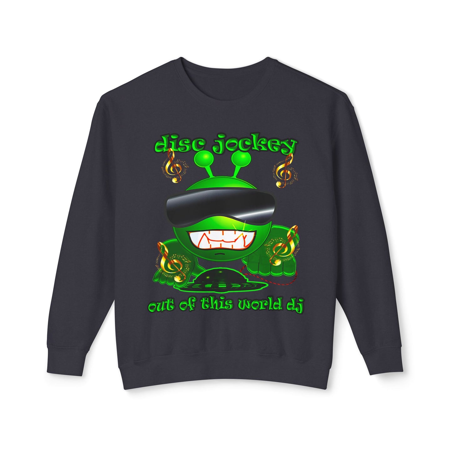 disc jockey - Unisex Lightweight Crewneck Sweatshirt