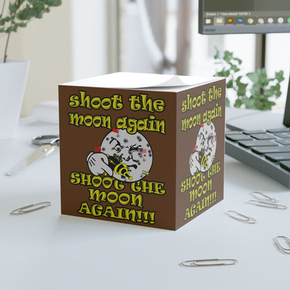 shoot the moon again - note cube (brown)