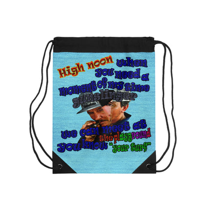 high noon - Drawstring Bag (faded blue)