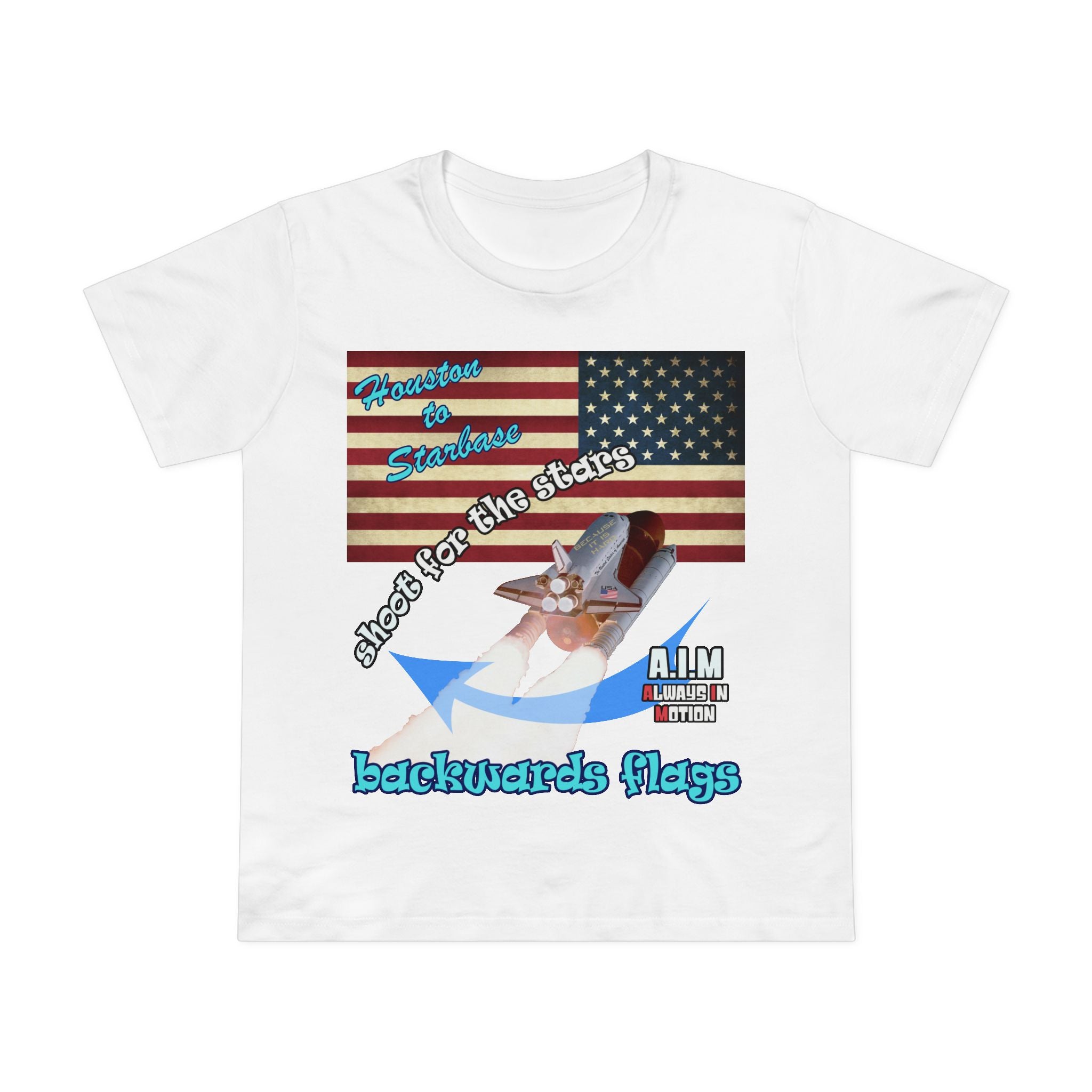 shoot for the stars - Women’s Maple Tee