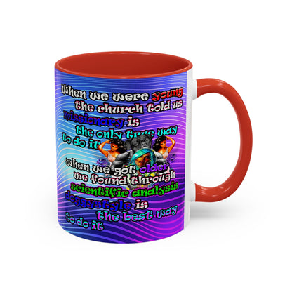 doggystyle - Accent Mug (purple wave)