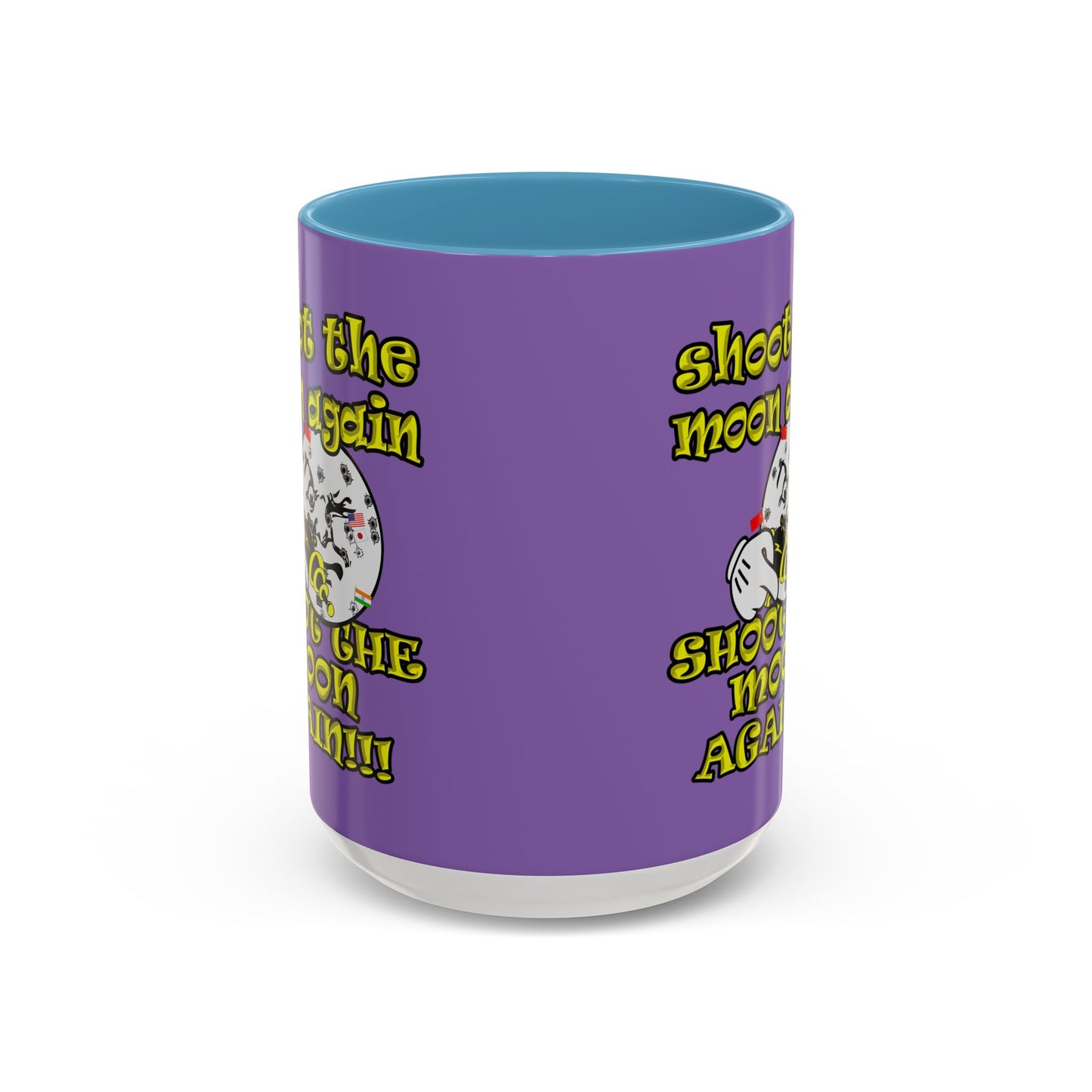 shoot the moon again - Accent Mug (light purple)
