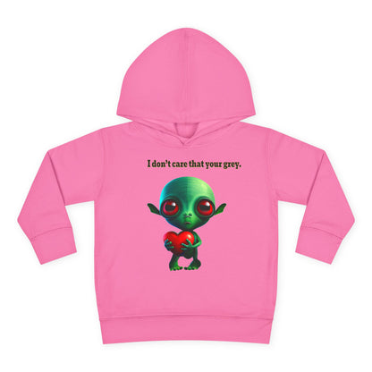 I don't care that your grey - Toddler Pullover Fleece Hoodie