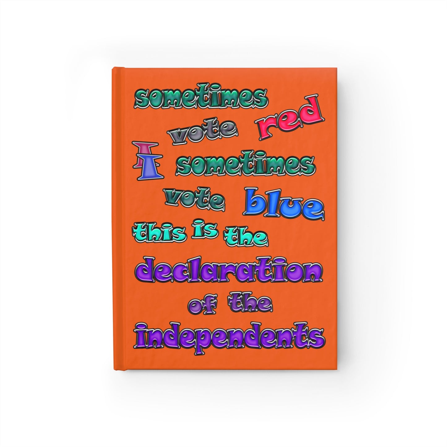 declaration of the independents - journal-blank (orange)