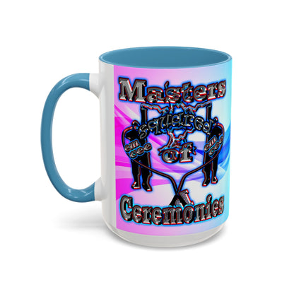 em cee squared - Accent Mug (light blue-pink wave)