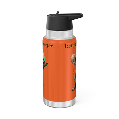 I don't care that your grey - Gator Tumbler, 32oz (orange)