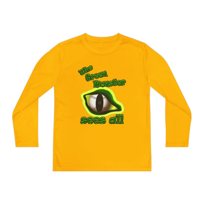 green monster - Youth Long Sleeve Competitor Tee