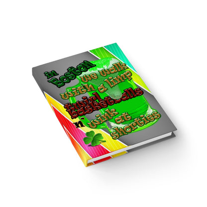 celtics logo - journal-lined (rainbow split)
