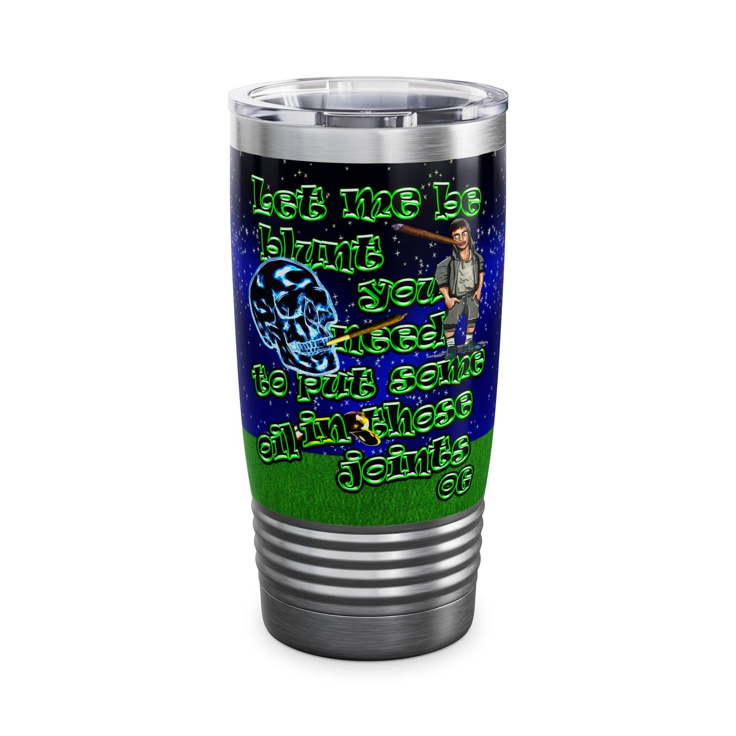 og - Ringneck Tumbler, 20oz ('snoops' background)