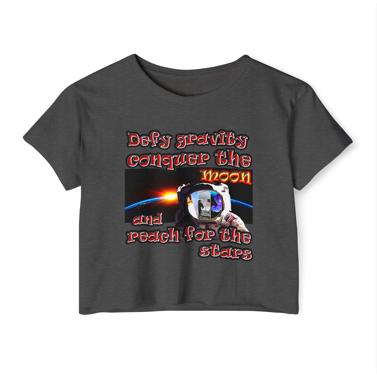 defy conquer reach - Women's Festival Crop Top