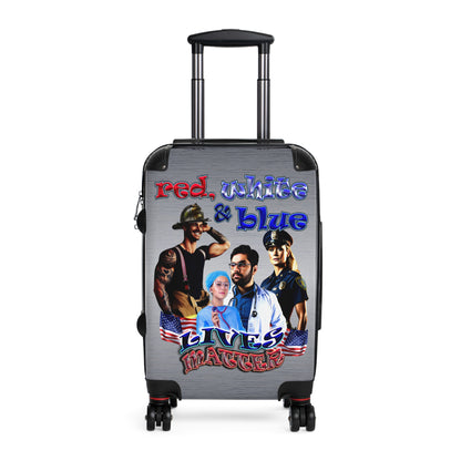 rw&b lives matter - Suitcase (brushed nickel)