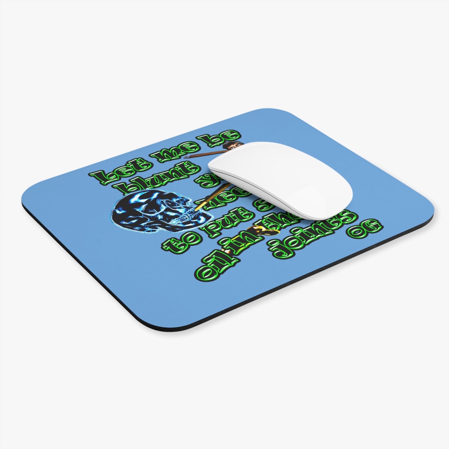 og - Mouse Pad (Rectangle) (light blue)