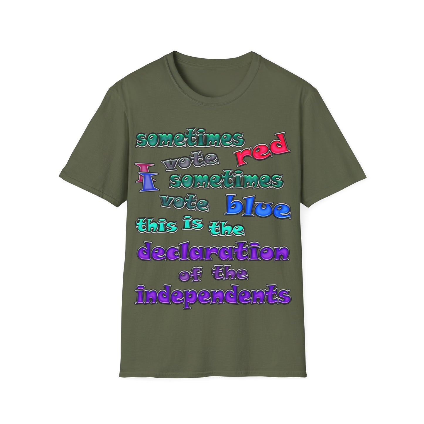 declaration of the independents - Unisex Softstyle T-Shirt