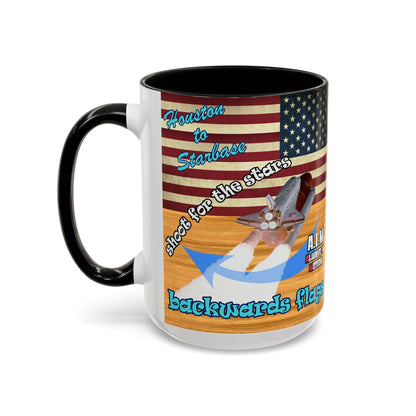 shoot for the stars - Accent Mug (butterscotch wood finish)