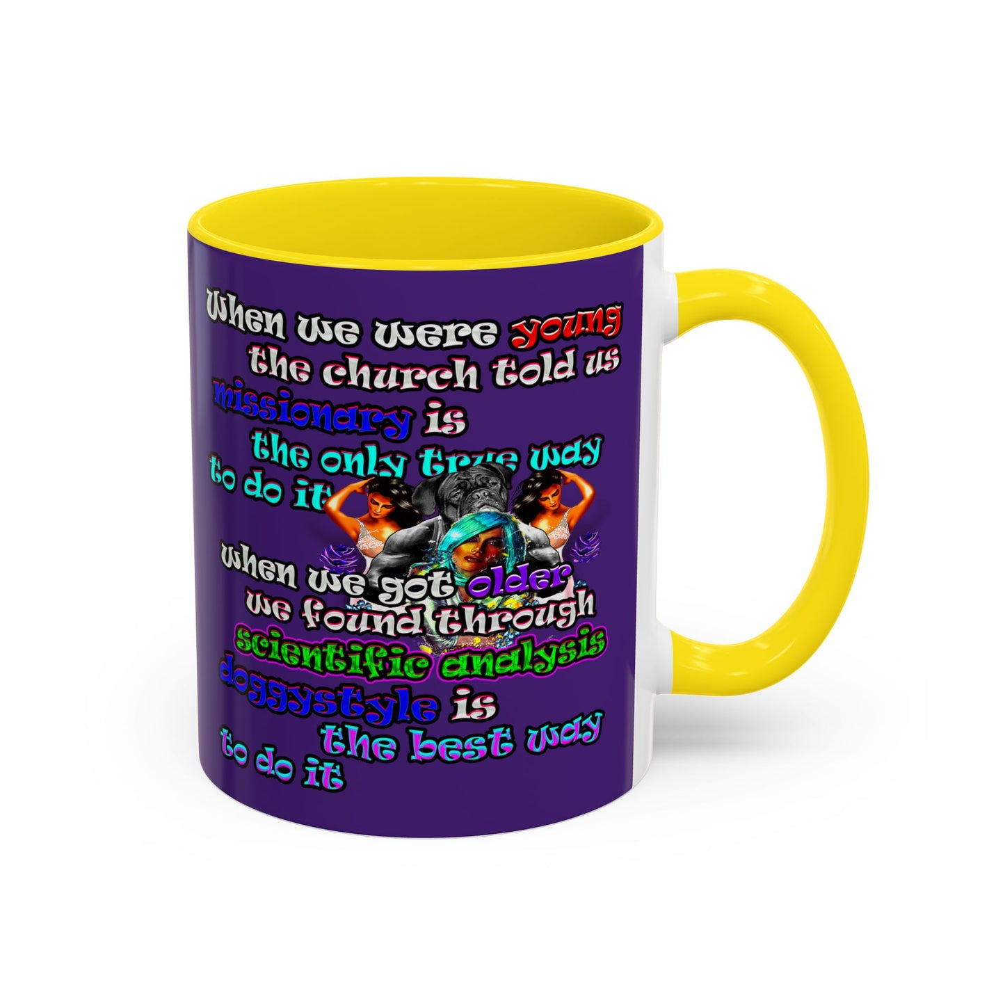 doggystyle - Accent Mug (purple)