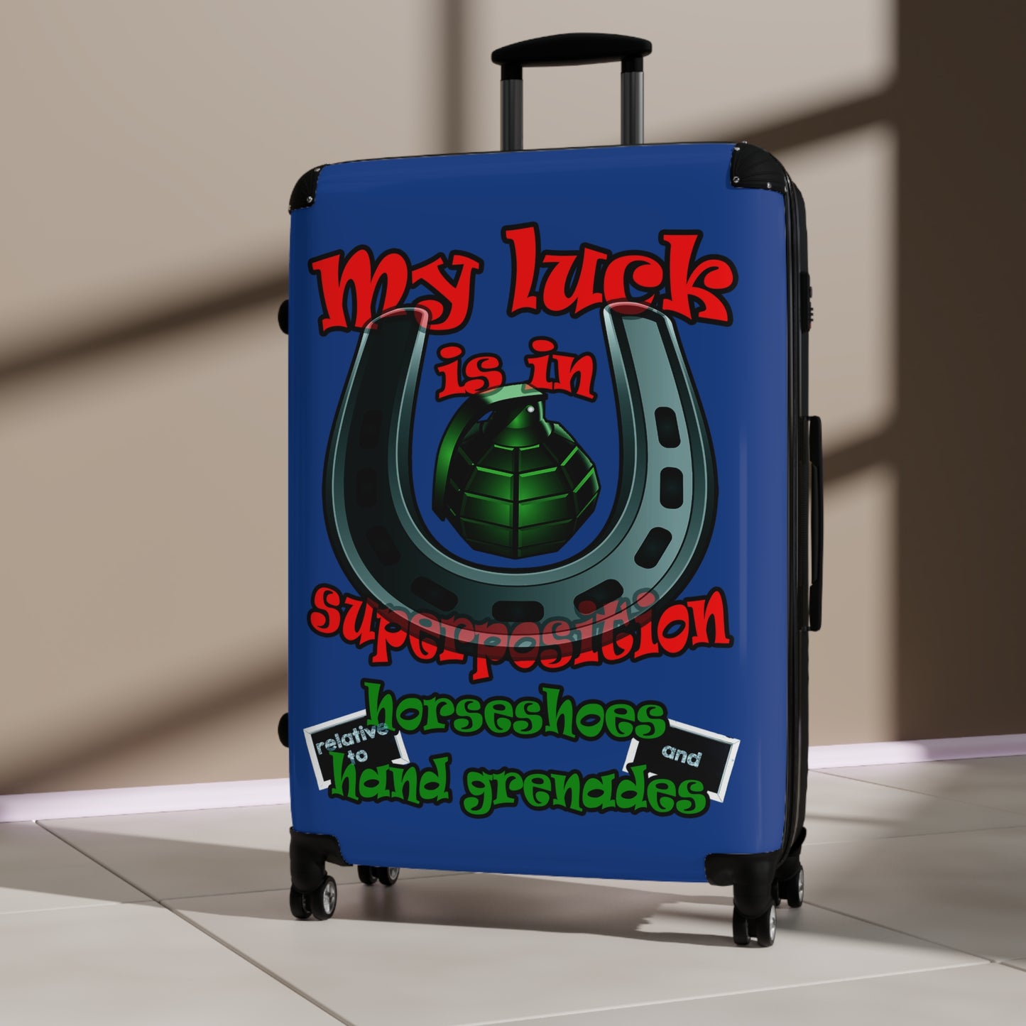 my luck - Suitcase (dark blue)