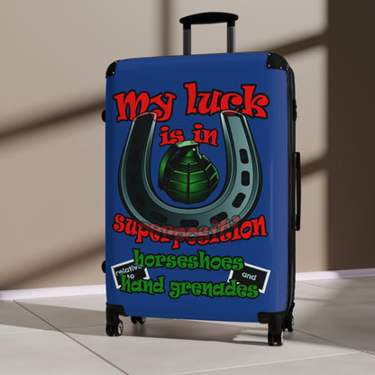 my luck - Suitcase (dark blue)