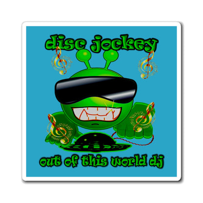 disc jockey - Magnets - (turquoise)