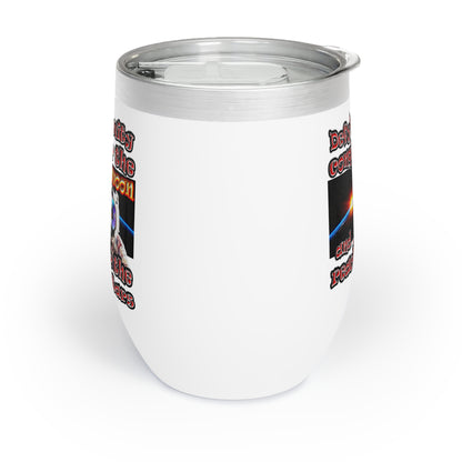 defy conquer reach - Chill Wine Tumbler