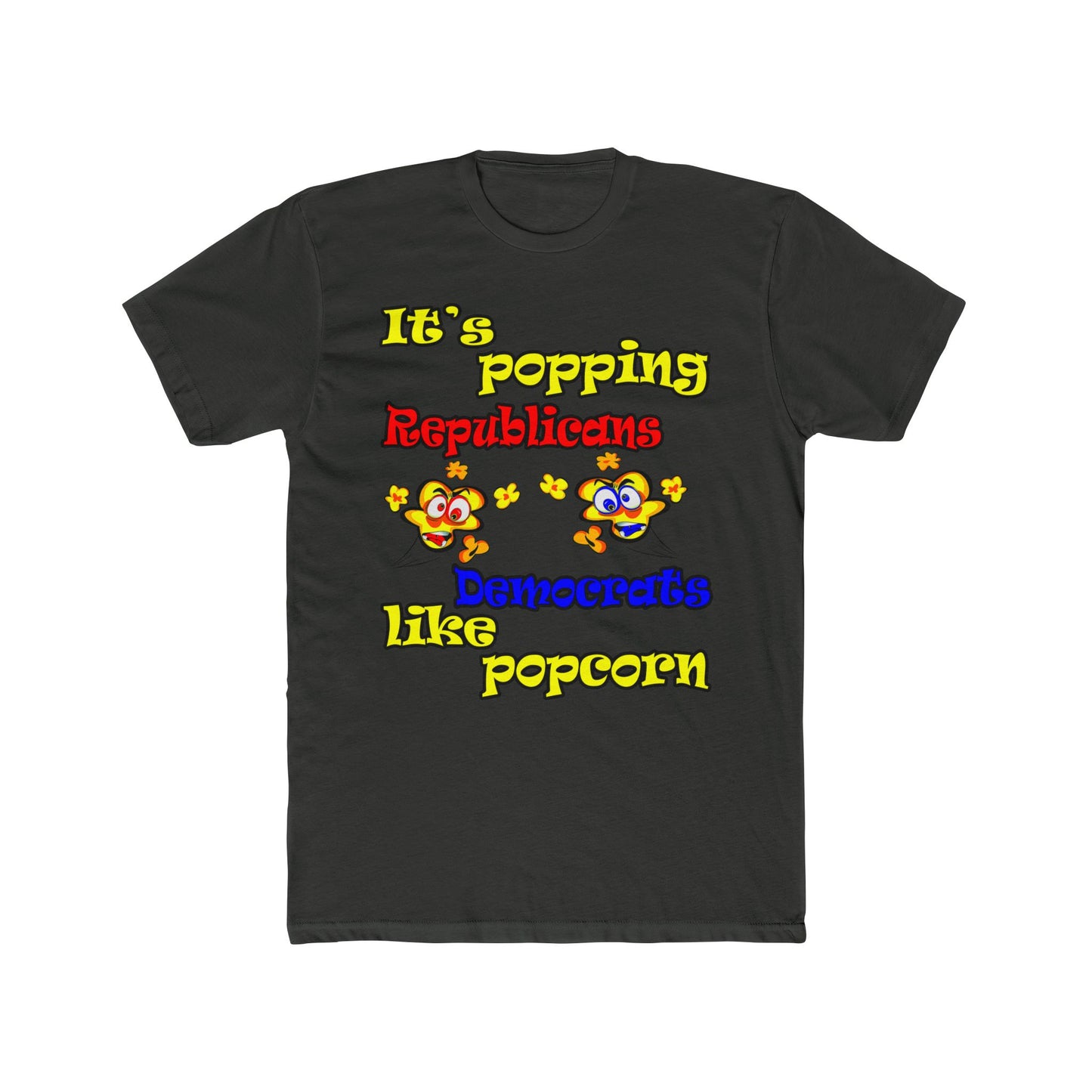 popping like popcorn - Men's Cotton Crew Tee