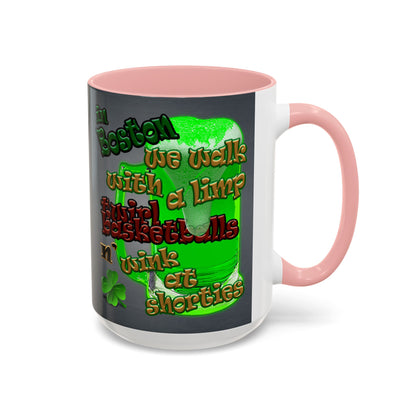 celtics logo - Accent Mug (grey-light grey)