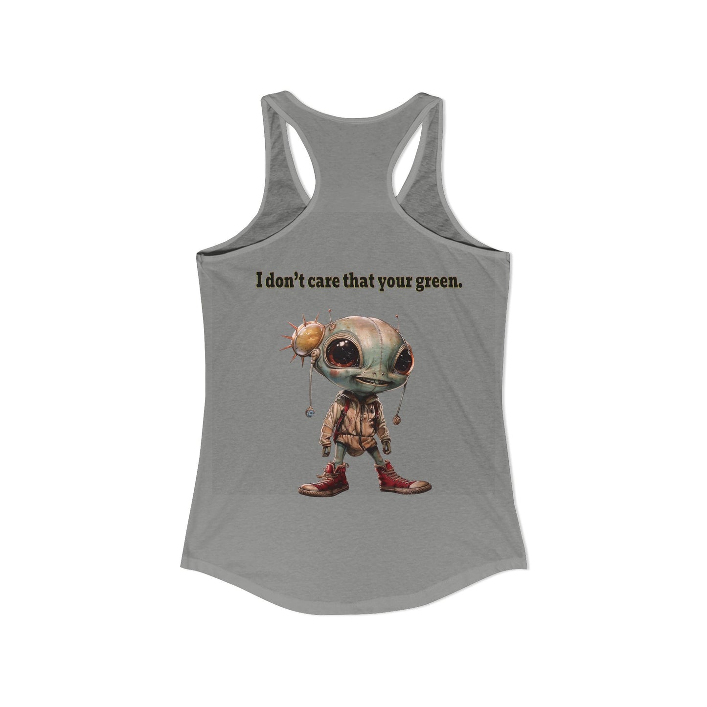 I don't care that your grey - Women's Ideal Racerback Tank