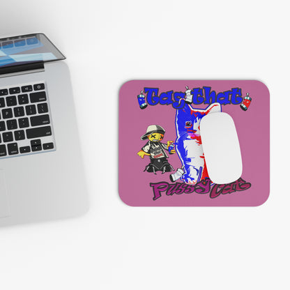 tag that - Mouse Pad (Rectangle) (light pink)