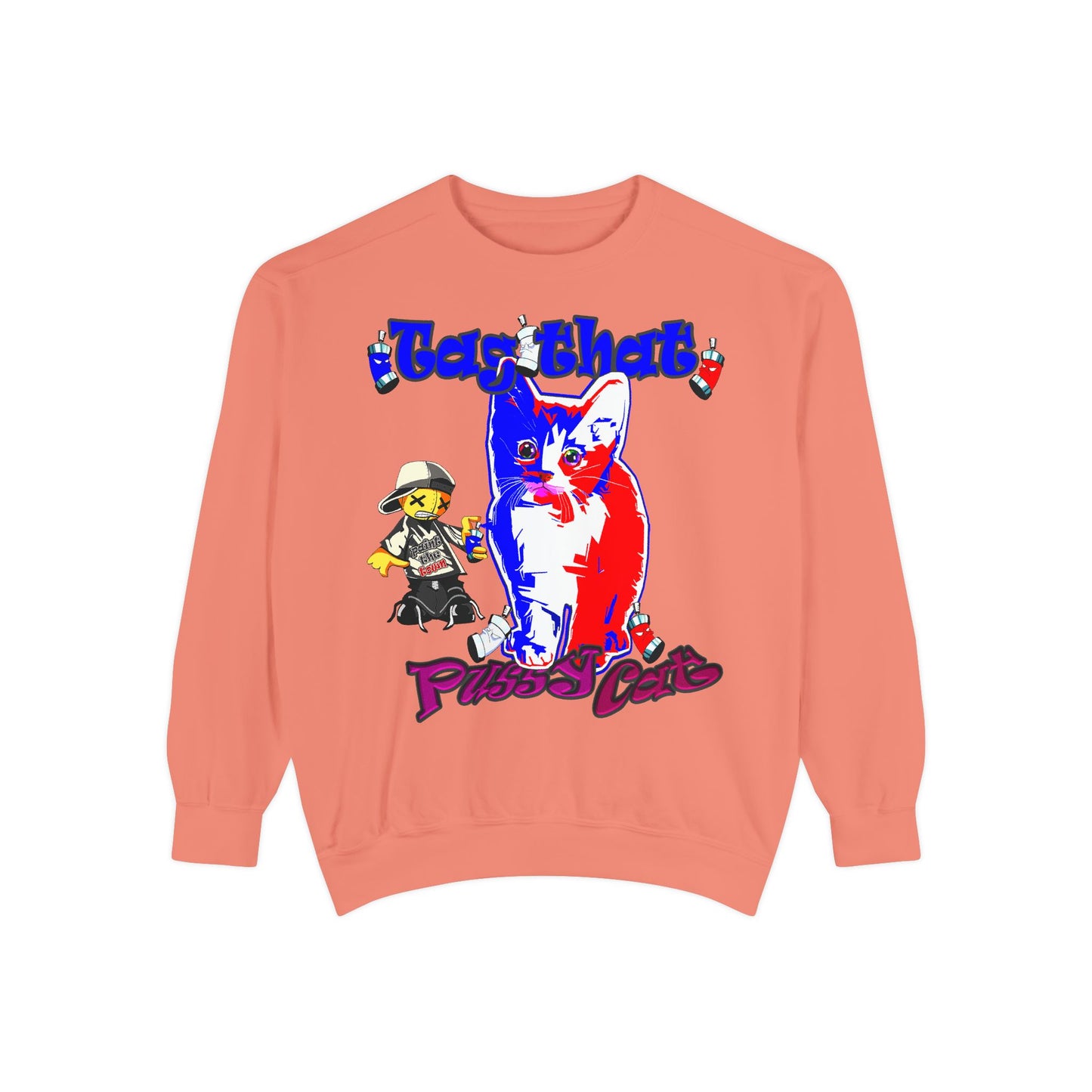 tag that - Unisex Garment-Dyed Sweatshirt