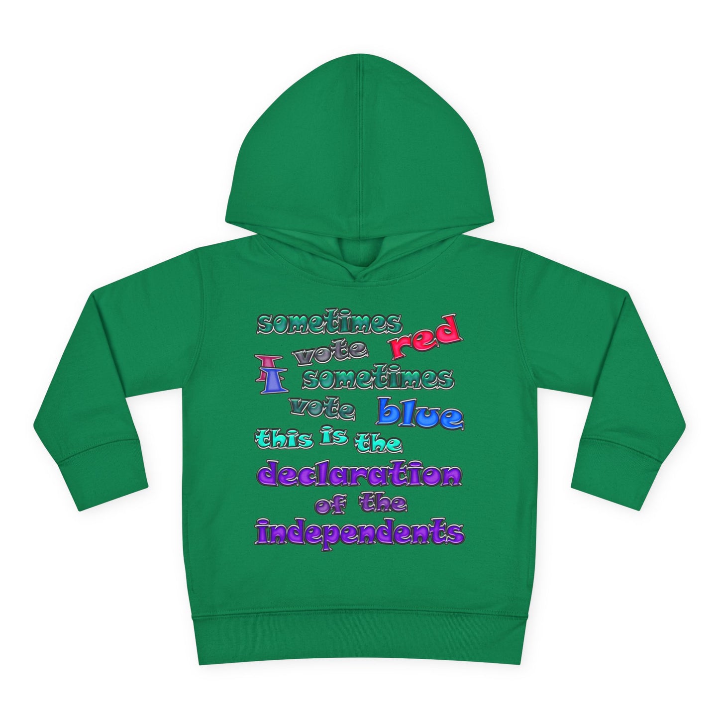 declaration of the independents - Toddler Pullover Fleece Hoodie