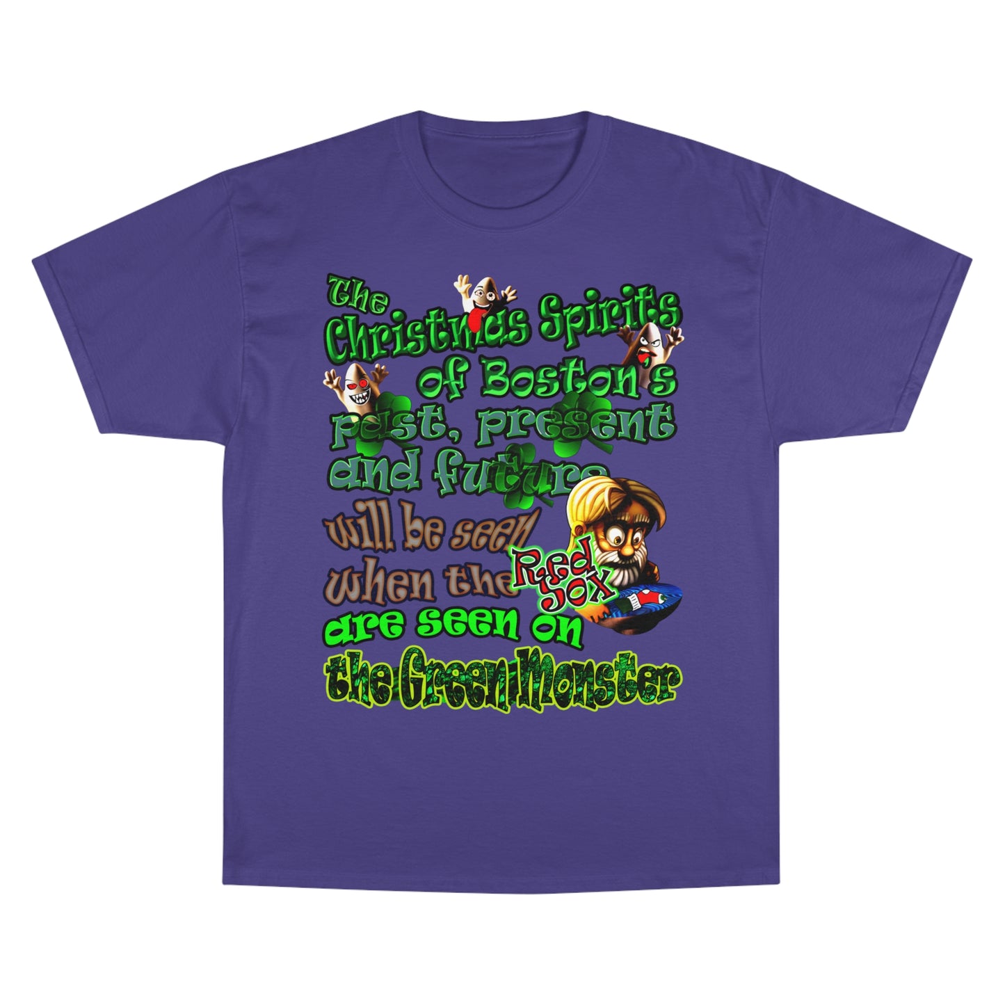 christmas spirits of boston - Champion T-Shirt