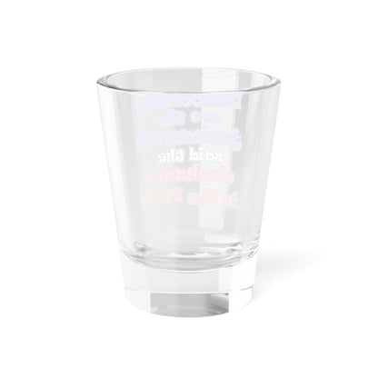 donkeys and elephants - Shot Glass